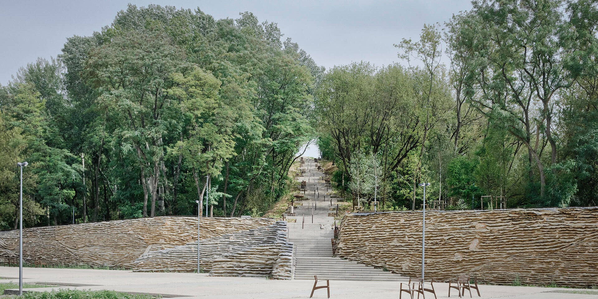 Park at the Warsaw Uprising Mound-topoScape, Archigrest-ekmagazine