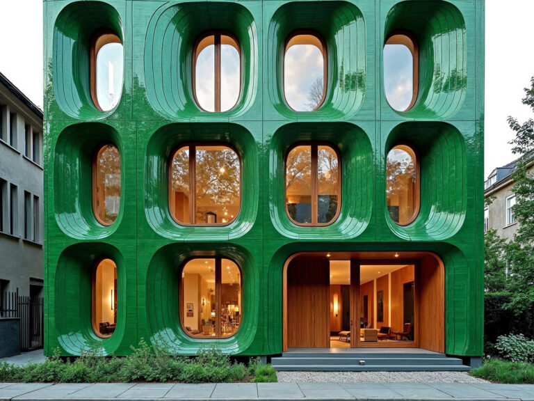 Green Ceramic Condos -  Synthetic Architecture - ekmagazine