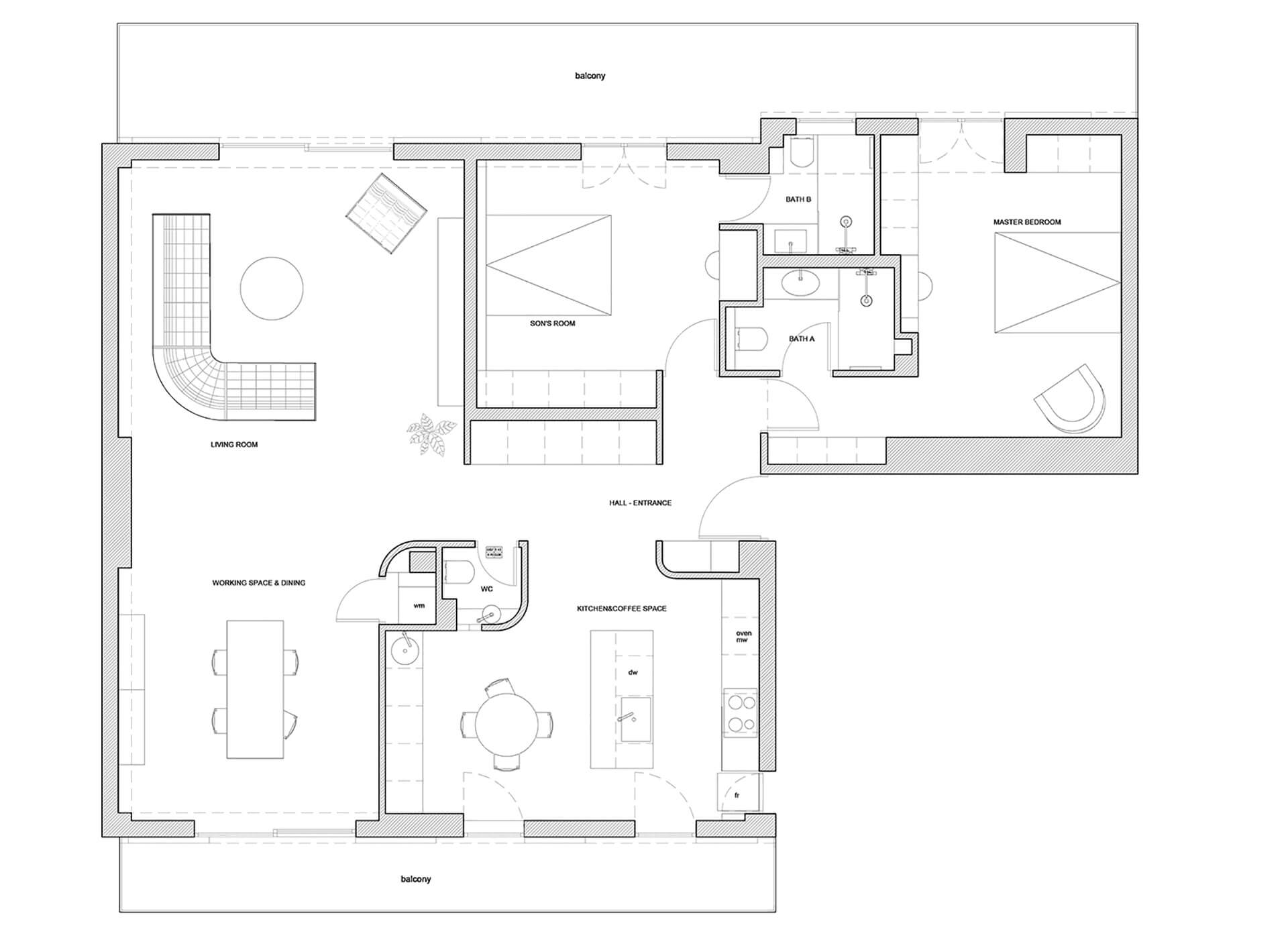 Apartment Renovation in Chalandri-Selekou Katerina Architecture Practice -ekmagzine