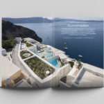 Feature on Canaves Oia Suites in Santorini by Kapsimalis Architects from ek magazine issue 302 | November 2025 – luxury hotel architecture and cliffside design in the Cyclades