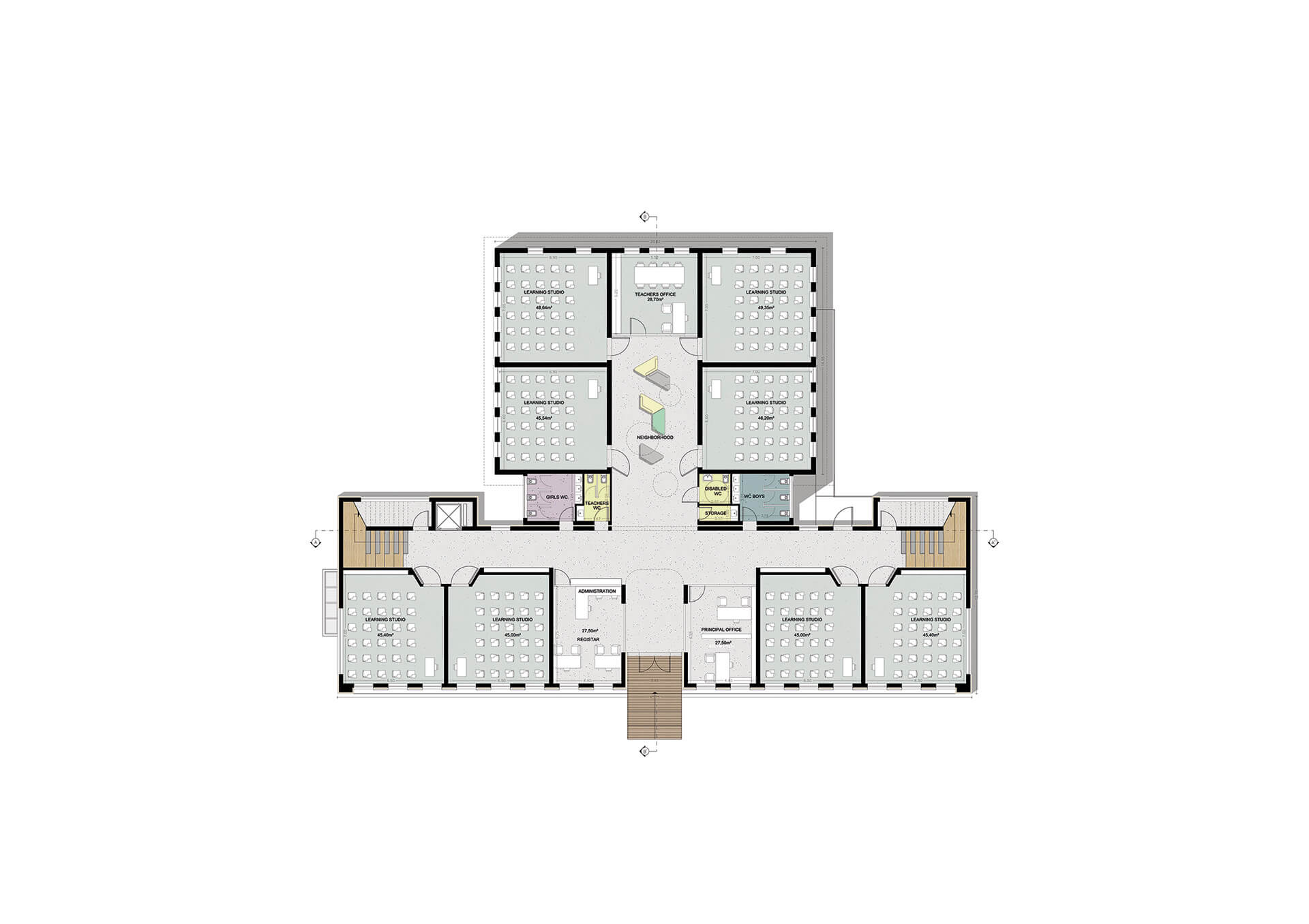 Pantelis Panteliadis High School - 406Architects - ekmagazine