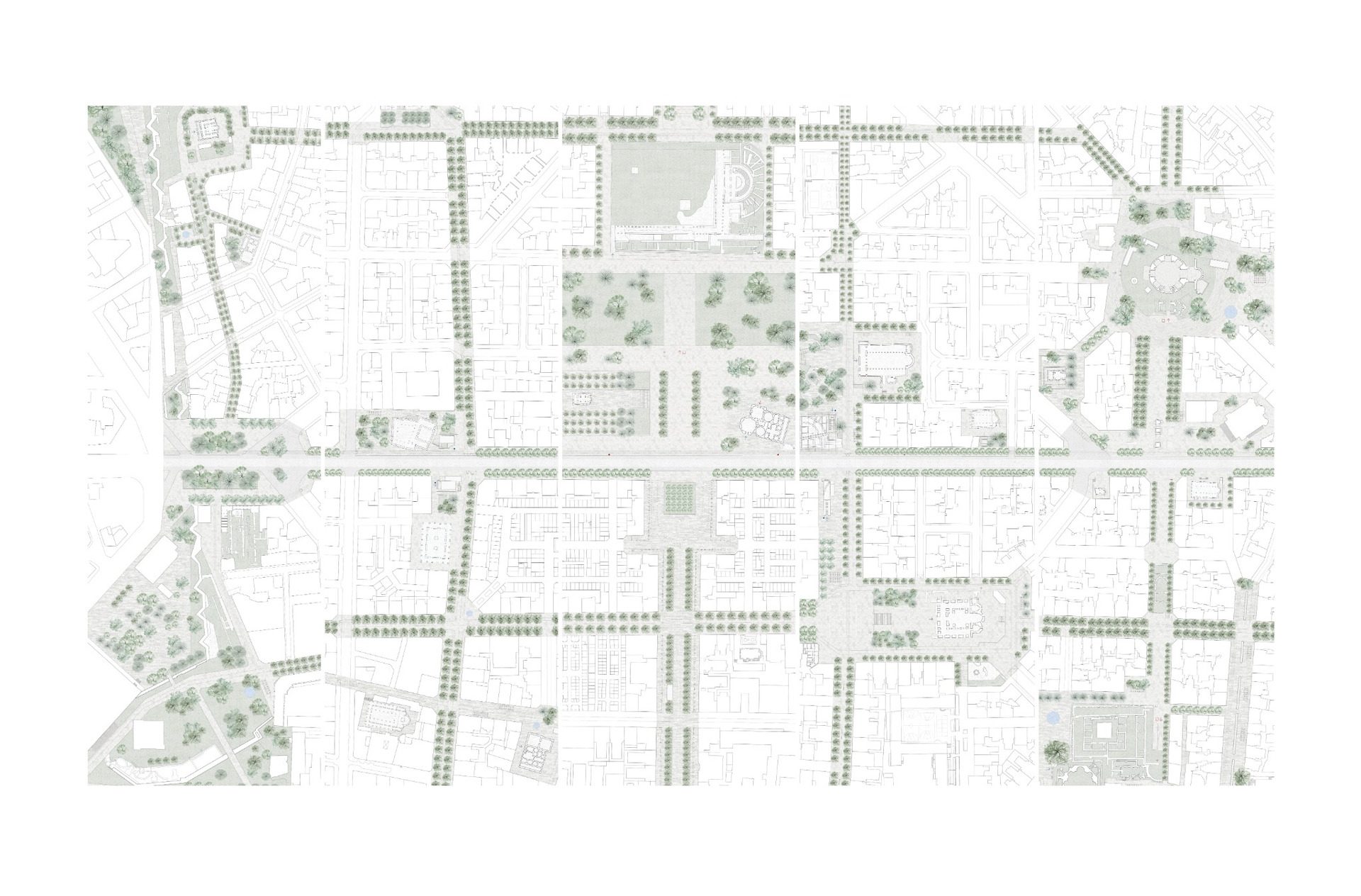 Armosi masterplan detail at 1:1000